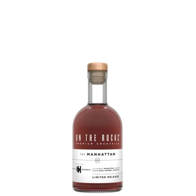 On The Rocks Manhattan Basil Hayden Premium Cocktail 375ml