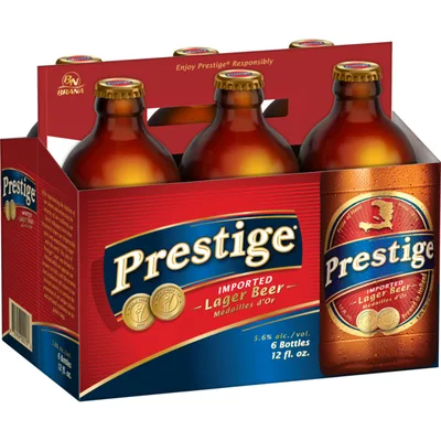 Prestige Lager 6/12oz NV