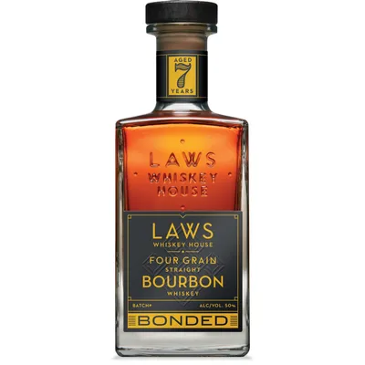 Laws Whiskey House Four Grain Straight Bourbon Bonded 8 Year (750ml)
