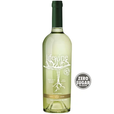 Lifevine Organic Zero Sugar Sauvignon Blanc 2022 750mL