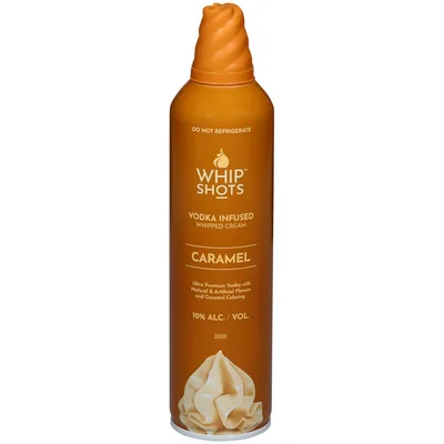 Whipshots Vodka Infused Whipped Cream Caramel