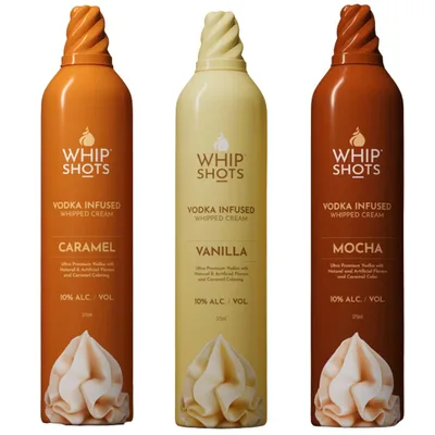 Whipshots Whip Shots Caramel Vodka Infused Whipped Cream