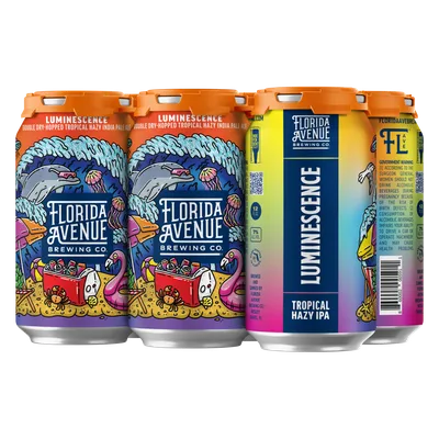 Florida Avenue Luminescence Tropical Hazy IPA 6pk