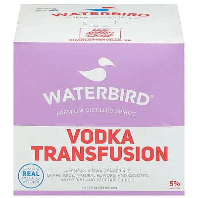 Waterbird Vodka Transfusion