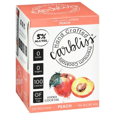 Carbliss Peach Cocktail
