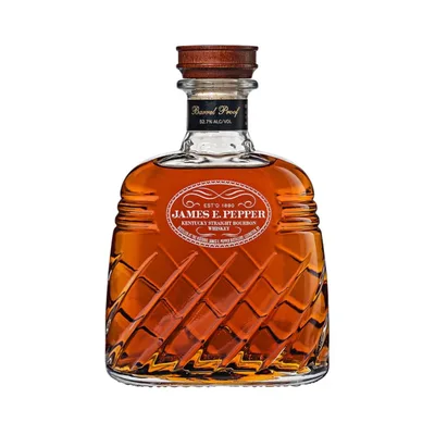 James E. Pepper Decanter Barrel Proof Kentucky Straight Bourbon Whiskey