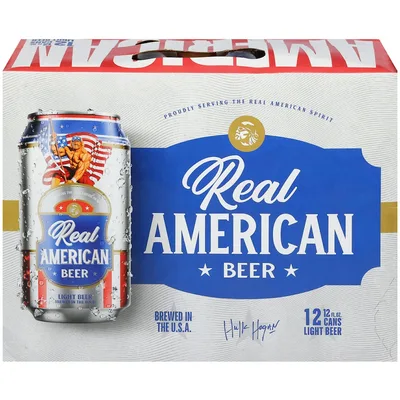 Real American Hulk Hogan Light Beer - 12pk 12oz Cans