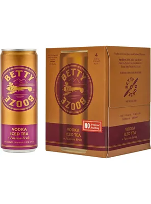 Betty Booze Vodka Iced Tea & Passion Fruit