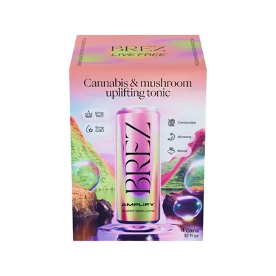 Brez 5mg THC "Amplify" Watermelon Lime Uplifting Tonic