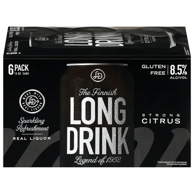 The Finnish Long Drink Strong Citrus 6pk Can