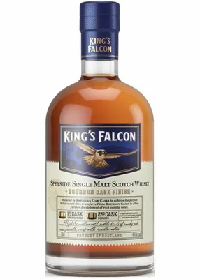 King's Falcon Bourbon Cask Finish Single Malt Scotch Whisky 750ml