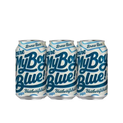 Brew Bus You're My Boy Blue Blueberry Wheat Ale Beer