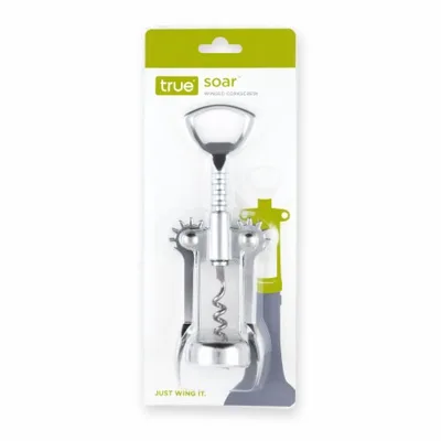 True Soar Chrome Winged Corkscrew