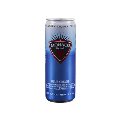 Monaco Vodka Tequila Gin & Rum, Gluten Free, Blue Crush
