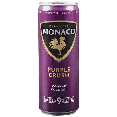 Monaco Purple Crush Cocktail