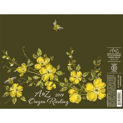 A to Z Oregon, 2013 Riesling - 750 Ml