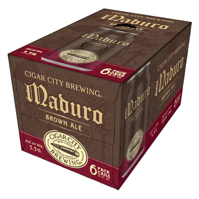 Cigar City Brewing Maduro Brown Ale Beer - 6pk/12 Fl Oz Cans